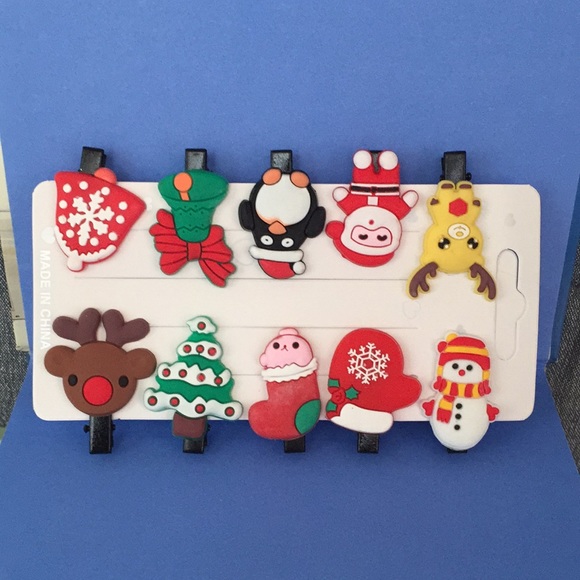 ๐50% OFF/3+...10pcs set Children's Christmas Hairclips - Picture 3 of 12